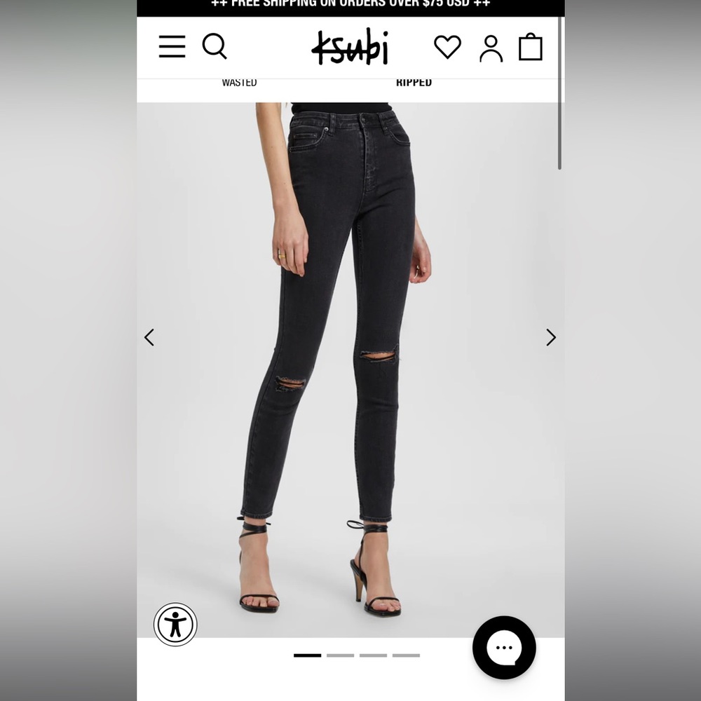 Women’s Hi N Wasted Hell Cat Ripped Ksubi Jeans